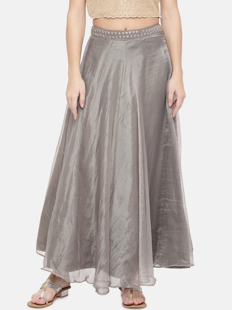 

Ethnicity Women Copper-Toned Skirt, Grey