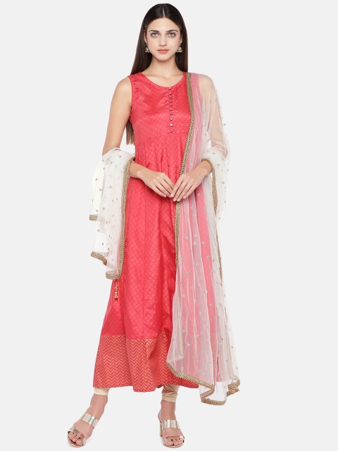 

Ethnicity Off-White Embroidered Dupatta