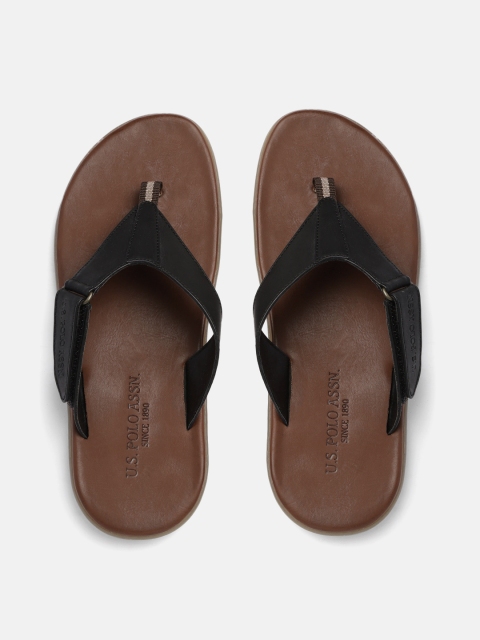 

U.S. Polo Assn. Men Black ELLISON Sandals