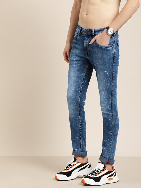 

Moda Rapido Men Blue Skinny Fit Mid-Rise Clean Look Stretchable Jeans