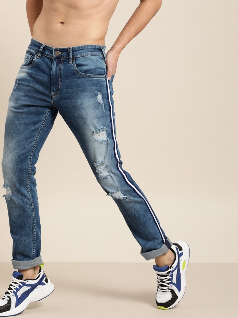 

Moda Rapido Men Blue Skinny Fit Mid-Rise Mildly Distressed Stretchable Jeans