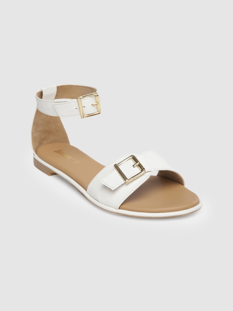 

Roadster Women White Solid Open Toe Flats