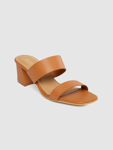 

Roadster Women Tan Brown Solid Open Toe Heels