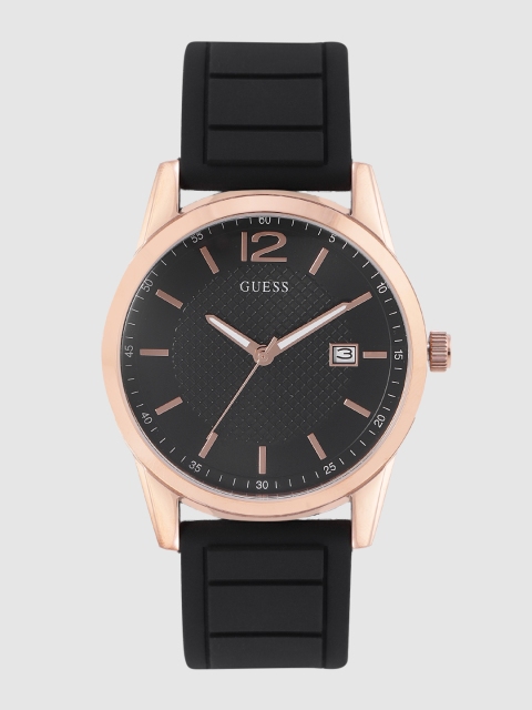 

GUESS Men Black Analogue Watch W0991G7