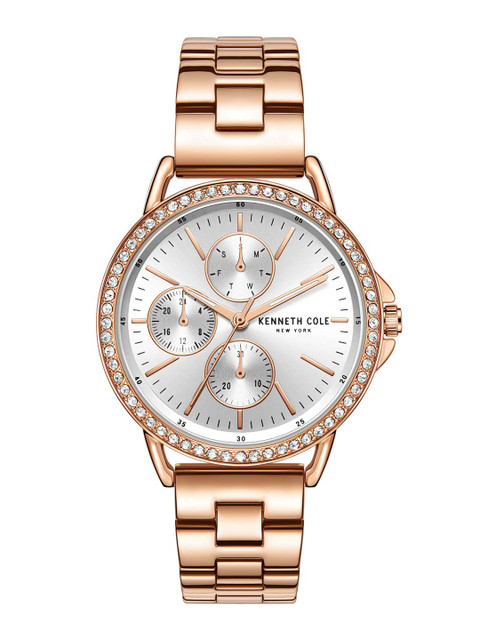

Kenneth Cole Women Silver-Toned Analogue Watch KC51066006LD