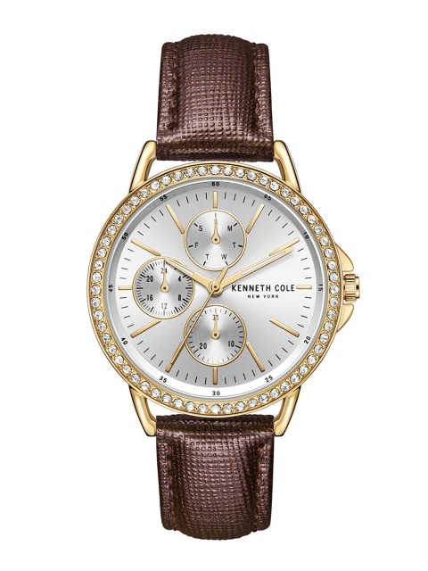 

Kenneth Cole Women Silver-Toned Analogue Watch KC51066004LD