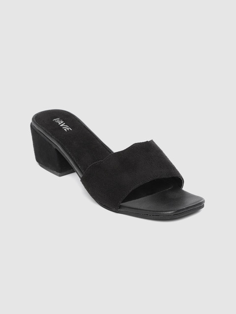 

Lavie Women Black Solid Heels