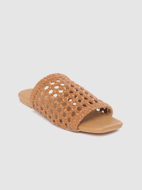 

Lavie Women Brown Basketweave Mules