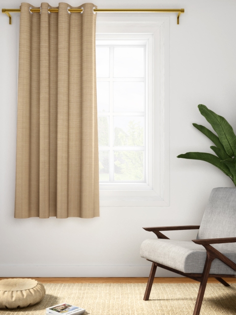 

Aura Beige Single Self-Design Window Curtain