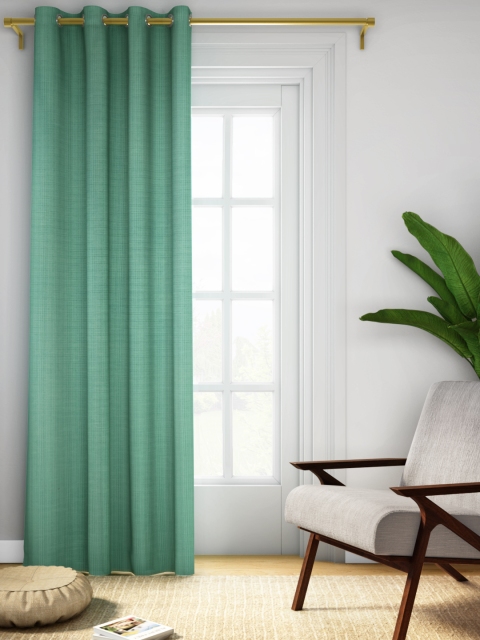 

Aura Sea Green Single Self-Design Long Door Curtain