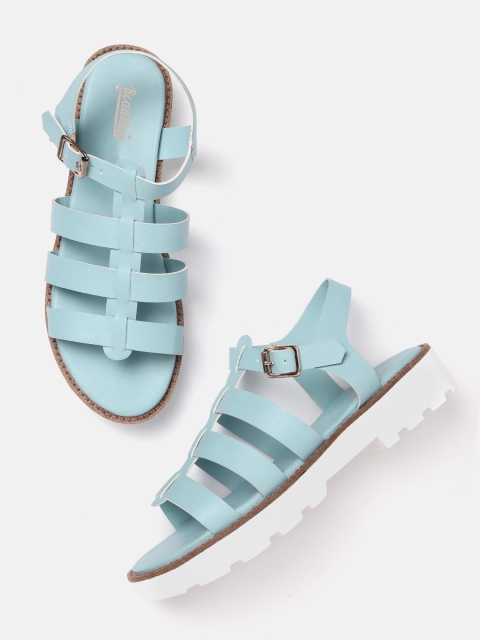 

Roadster Women Blue Solid Gladiators