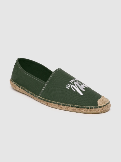 

Mast & Harbour Men Olive Green Espadrilles