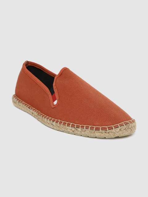 

Mast & Harbour Men Rust Brown Solid Espadrilles
