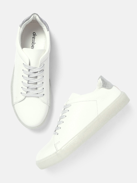 

DressBerry Women White Sneakers