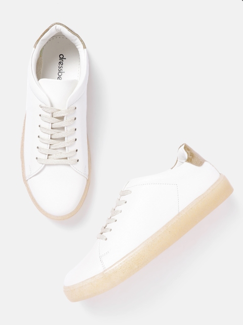 

DressBerry Women White Sneakers