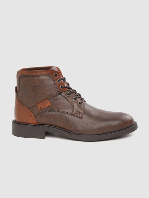 

Roadster Men Brown Solid Flat Boots