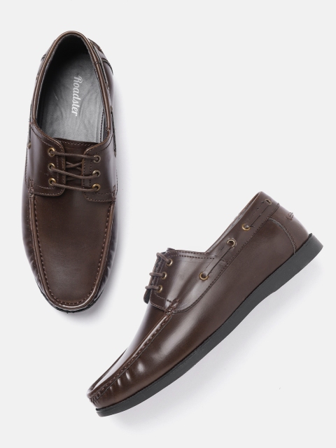 

Roadster Men Coffee Brown Boat Shoes