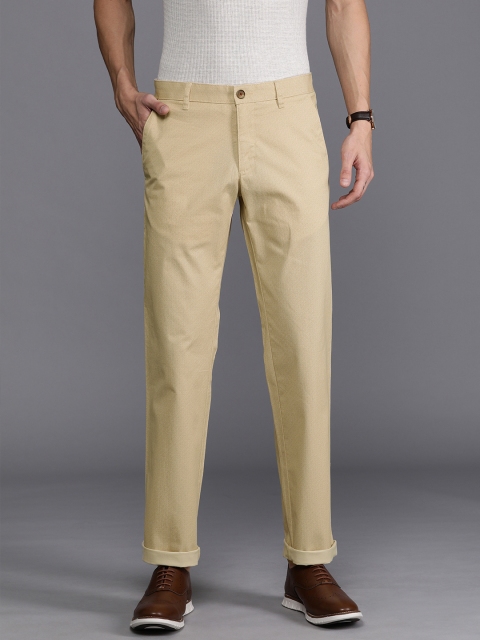 

Louis Philippe Sport Men Beige Slim Fit Printed Chinos