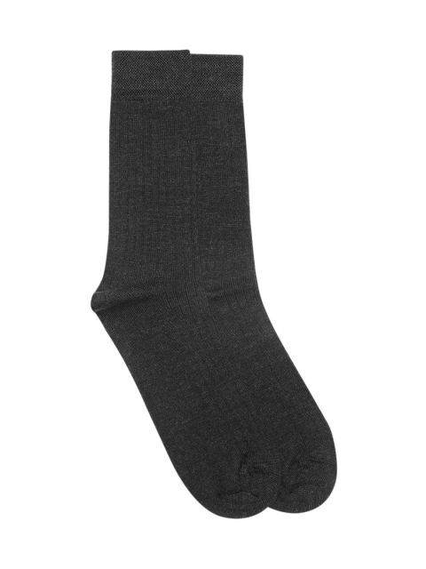

Mast & Harbour Men Black Solid Calf Length Socks