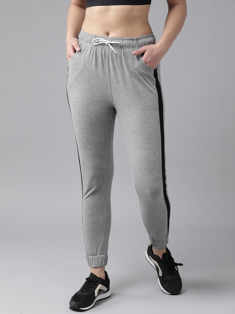 

Hubberholme Women Grey Melange Slim Fit Solid Joggers