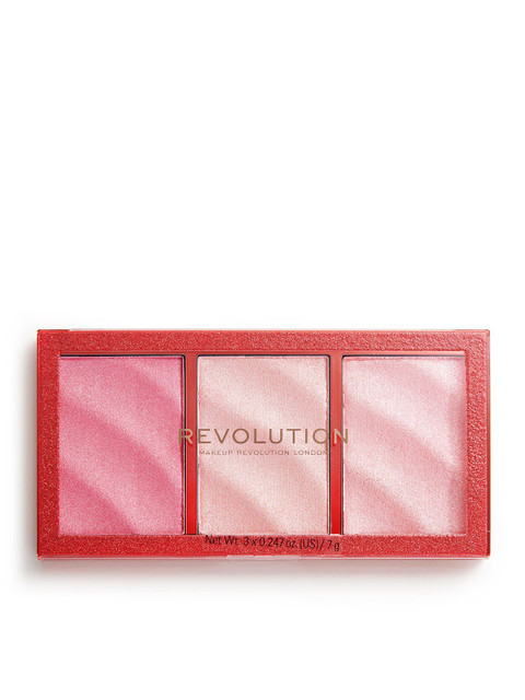 

Makeup Revolution London Precious Stone Highlighter Palette - Ruby Crush, Pink