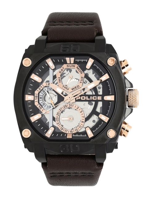 

Police Men Silver-Toned Analogue Watch NBPL15472JSB02