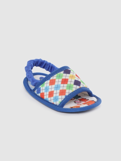 

TOOTSIES by KazarMax Boys Multicoloured Printed Open-Toe Booties, Multi