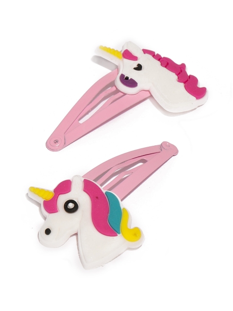 

Toniq Kids Set of 2 Embellished Tic Tac Hair Clips, Pink