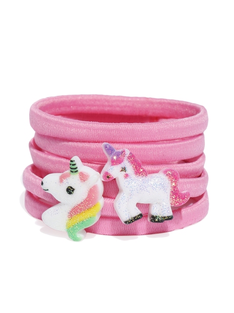 

Toniq Kids Girls Set of 6 Pink Ponytail Holders