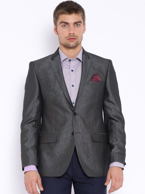 

Park Avenue Charcoal Grey Super Slim Fit Blazer