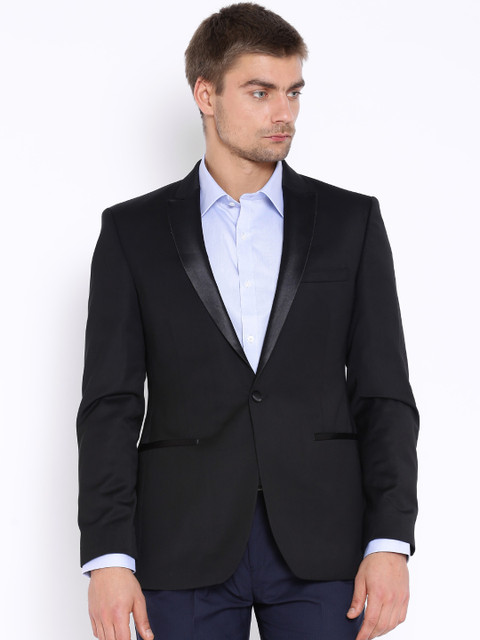 

Park Avenue Black Slim Fit Blazer