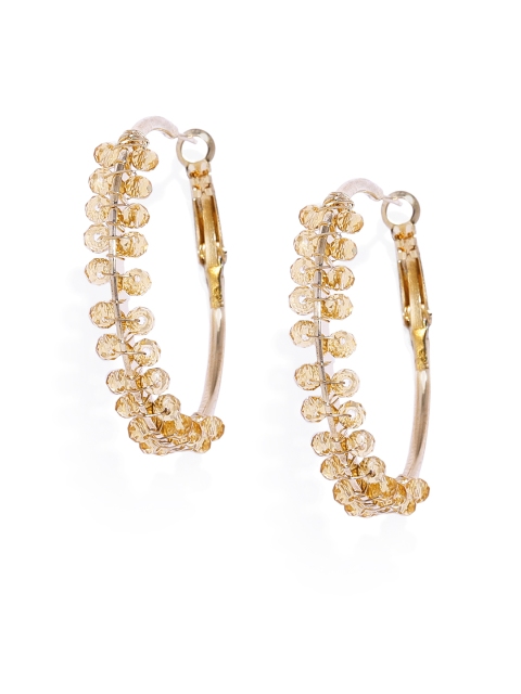 

AccessHer Gold-Plated Classic Hoop Earrings