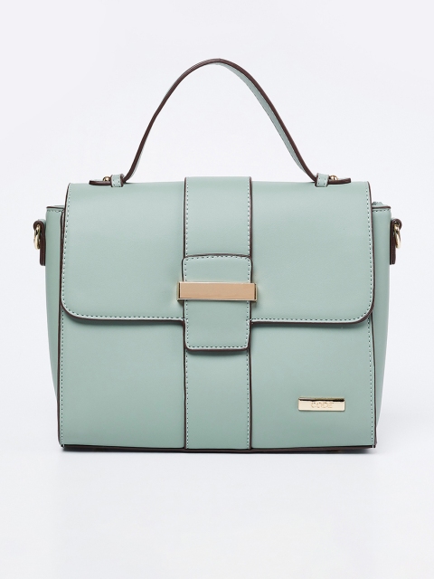 

CODE by Lifestyle Green Solid Satchel