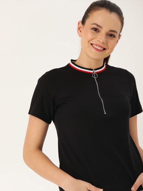 

DressBerry Women Black Solid Top