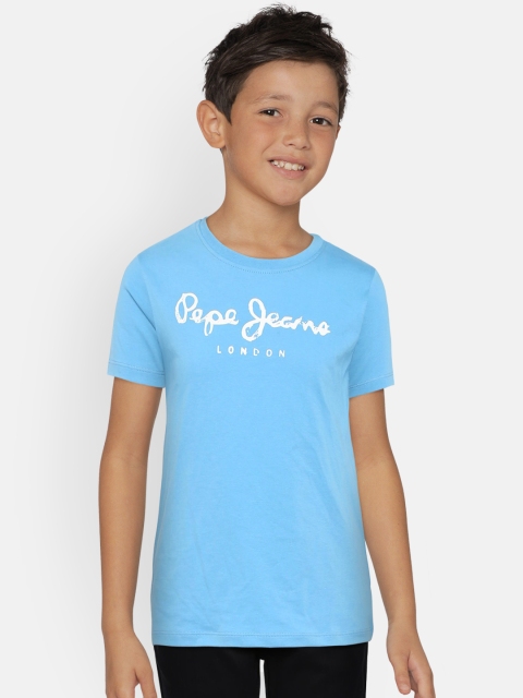 

Pepe Jeans Boys Blue Printed T-shirt