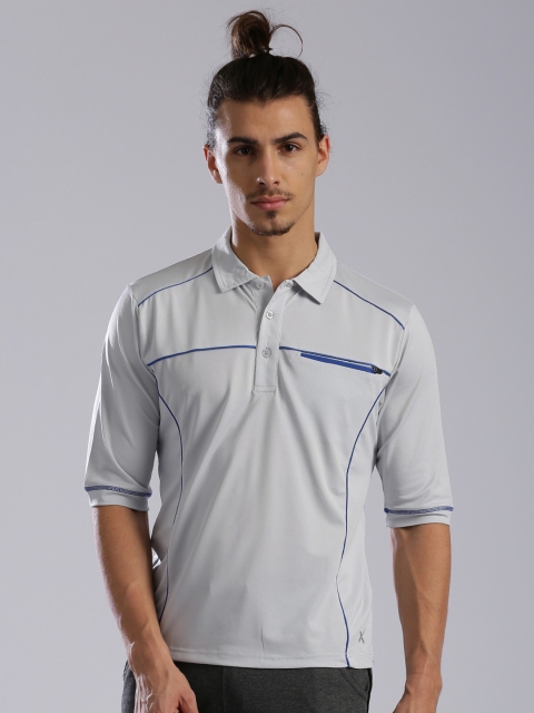 

HRX by Hrithik Roshan Grey Polo T-shirt