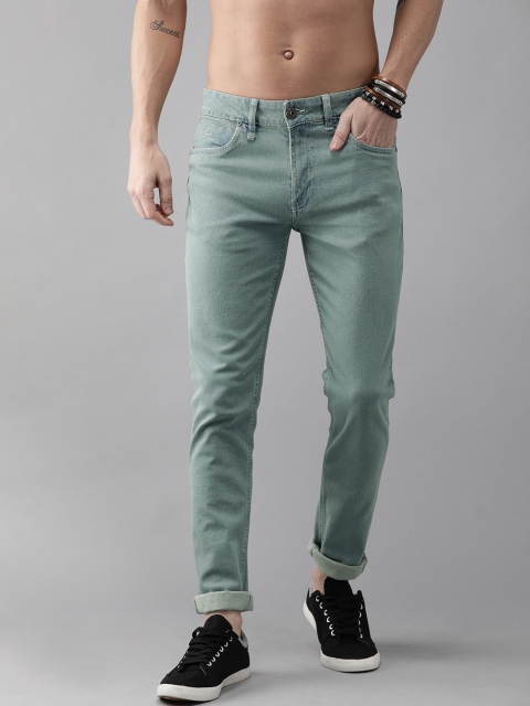 

Roadster Green Turn Men Blue Skinny Fit Mid-Rise Clean Look Save Water Stretchable Jeans