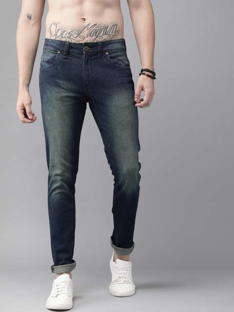 

Roadster Men Blue Skinny Fit Mid-Rise Clean Look Stretchable Jeans