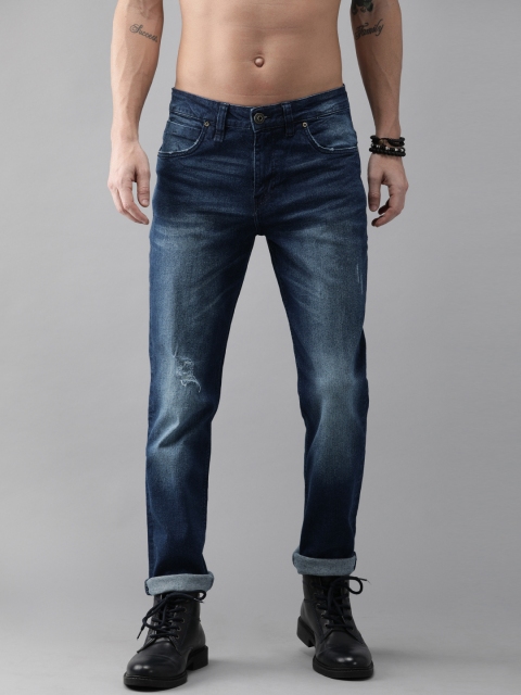 

Roadster Men Blue Slim Tapered Fit Mid-Rise Clean Look Stretchable Jeans