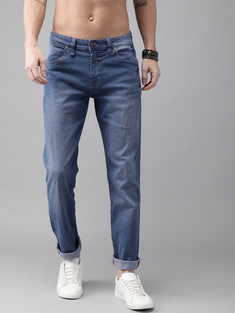 

Roadster Men Blue Slim Tapered Fit Mid-Rise Clean Look Stretchable Jeans