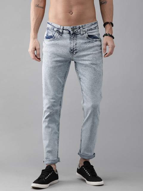 

Roadster Men Blue Skinny Fit Mid-Rise Clean Look Stretchable Jeans