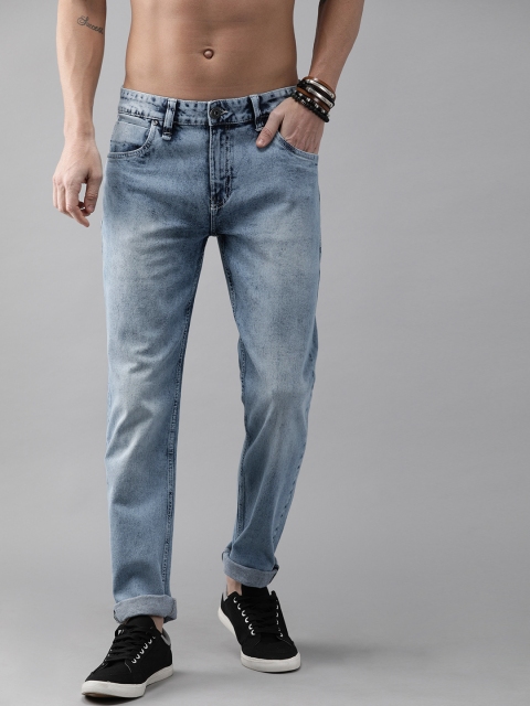 

Roadster Green Turn Men Blue Slim Tapered Mid-Rise Clean Look Save Water Stretchable Jeans