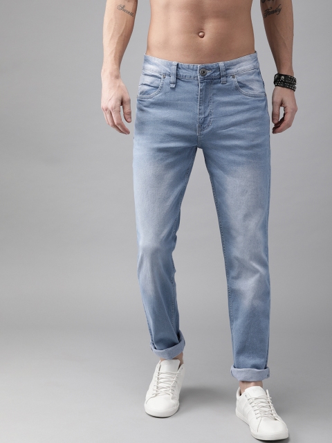 

Roadster Men Blue Slim Tapered Fit Mid-Rise Clean Look Stretchable Jeans
