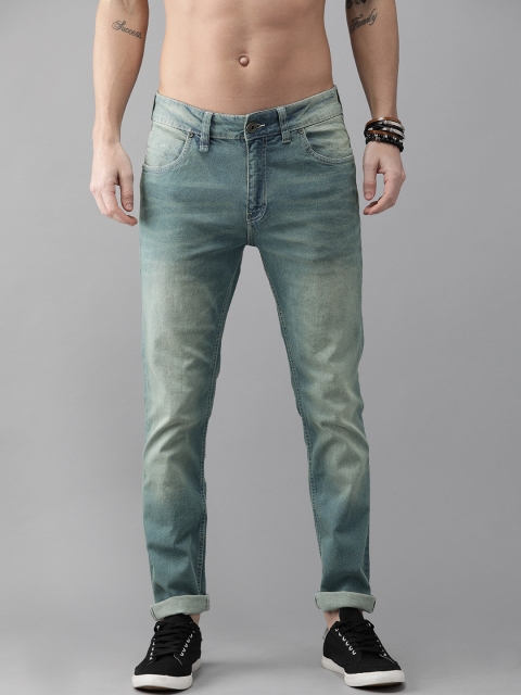

Roadster Green Turn Men Blue Skinny Fit Mid-Rise Clean Look Save Water Stretchable Jeans
