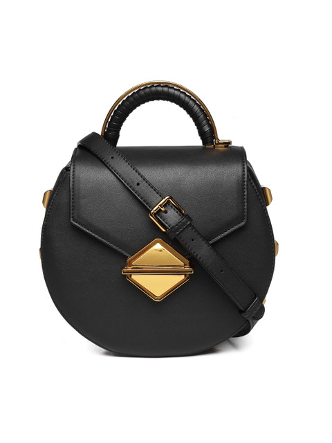 

Diana Korr Black Solid Satchel