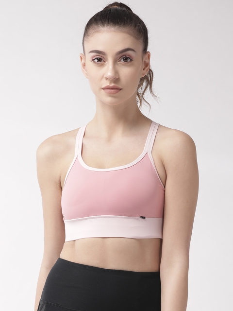 

Marks & Spencer Pink Solid Non-Wired Lightly Padded Sports Bra T336328