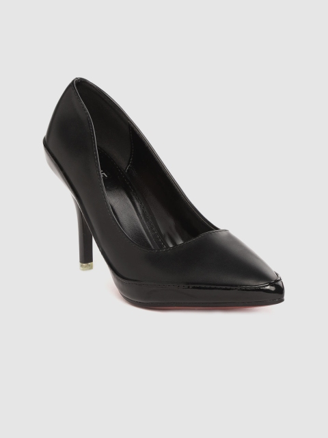 

Lavie Women Black Solid Pumps