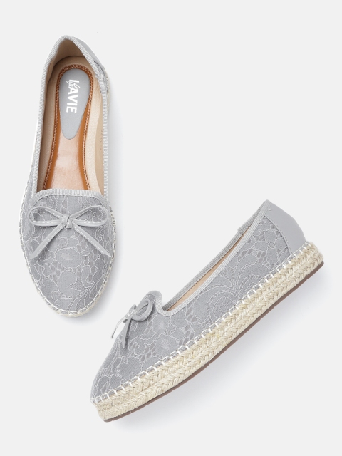 

Lavie Women Grey Lace Espadrilles