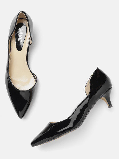 

Lavie Women Black Solid Pumps