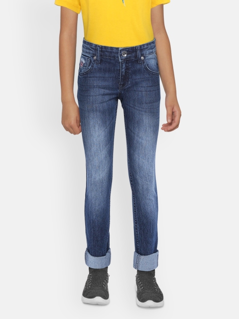 

Pepe Jeans Boys Blue JACKSON Slim Fit Mid-Rise Clean Look Jeans